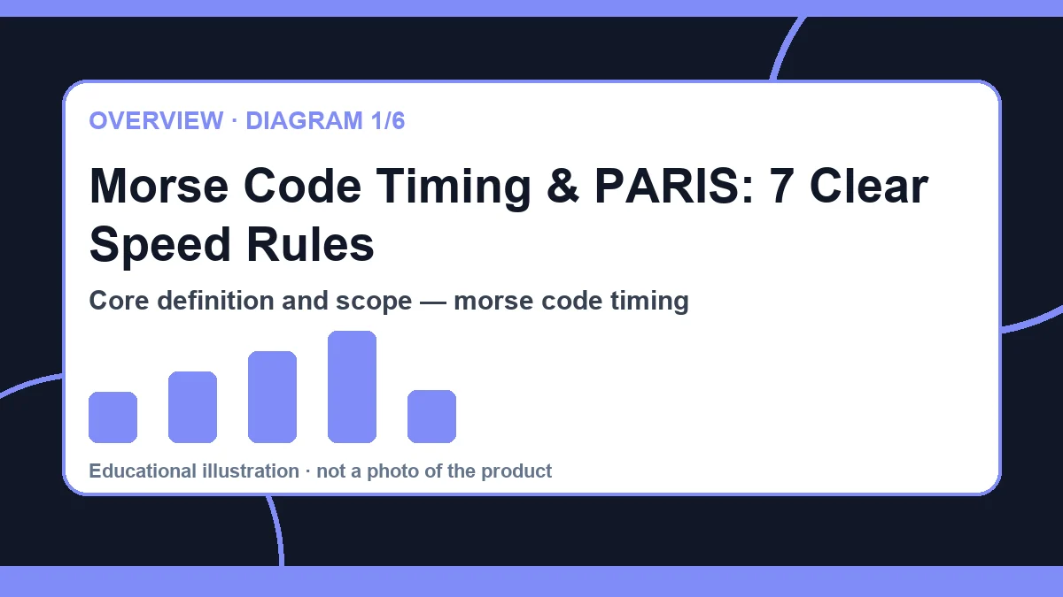 morse code timing